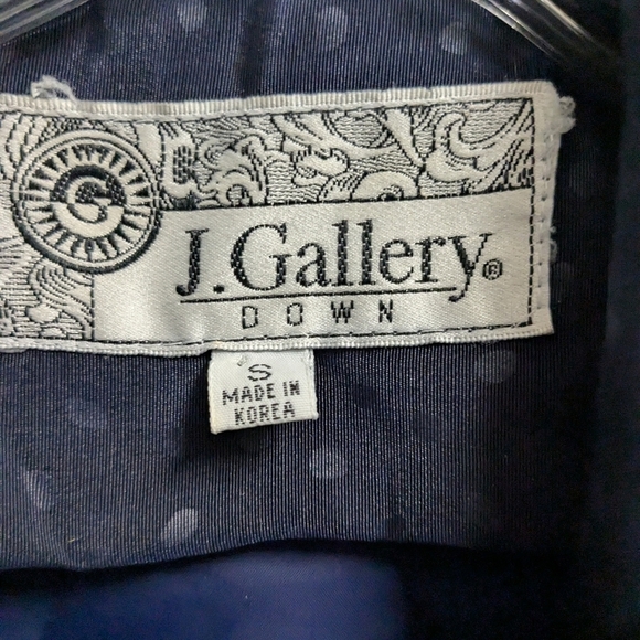 Vintage J Gallery Down Puffer Jacket Baroque 80's - Picture 3 of 9